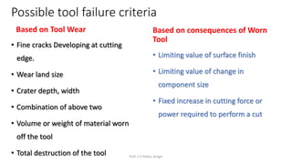 Mechanics of metal cutting | PPTX