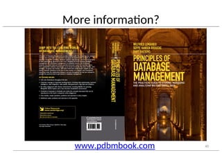 More information?
www.pdbmbook.com 40
 