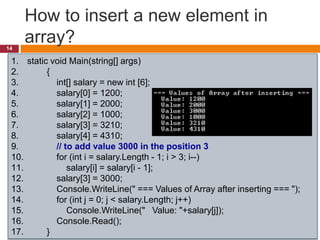 Chapter 2: array and array list data structure | PPT