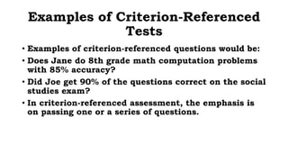 Criterion Examples In Math chapter 2 Assessment process.pptx