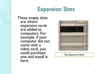 Expansion Slot Example On Router Chapter 2 Basic Hardware.pptx