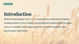 Chapter 2 Basics of C++.pdf university presentation | PDF