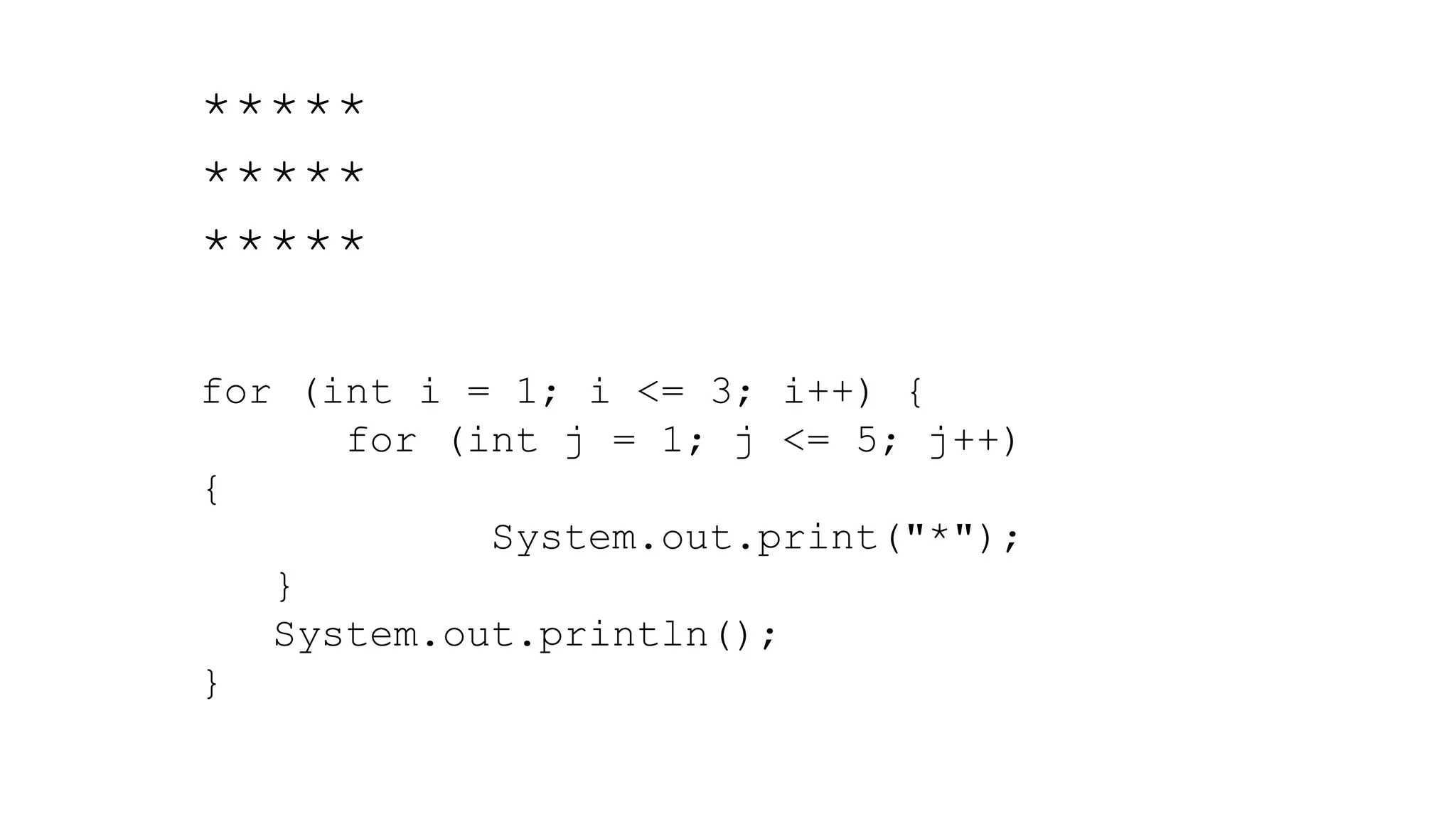 Nested For Loops and Class Constants in Java | PPT