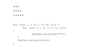 Nested For Loops and Class Constants in Java | PPTX