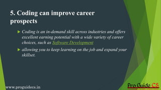 Chapter 2 Benefits of Learning to Code | PPT