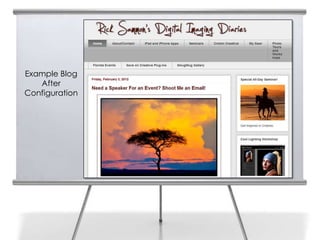 Example Blog
   After
Configuration
 