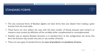 Chapter 2 Boolean Algebra digital system design pdf | PDF