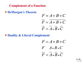 digital logic design Chapter 2 boolean_algebra_&_logic_gates | PDF