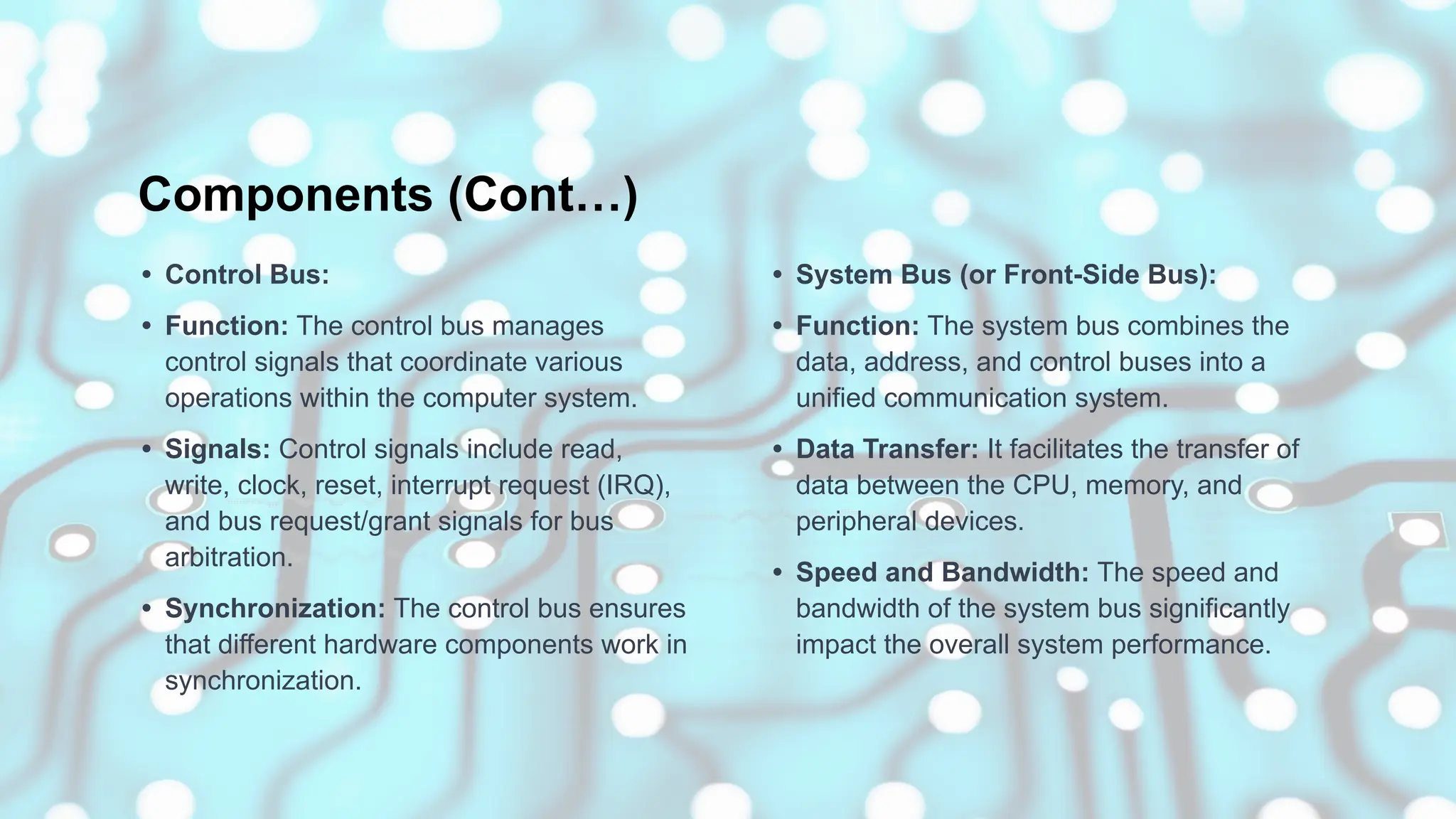 Computer Architecture Chapter 2 BUS | PDF