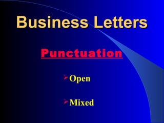 Chapter 2 business letters | PPT