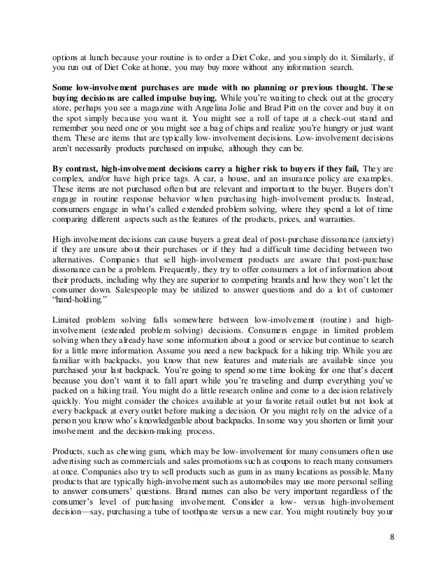 Chapter 2 buying decision making process