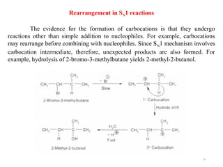 Nucleophilic substitution reactions | PPT