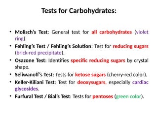 Chapter 2 Carbohydrates, monosaccharides etc | PPTX