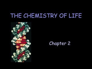 Chapter 2
THE CHEMISTRY OF LIFE
 