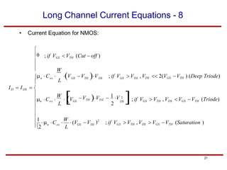Cmos Vt Formula chapter 2_CMOS background.pdf analog design | PDF