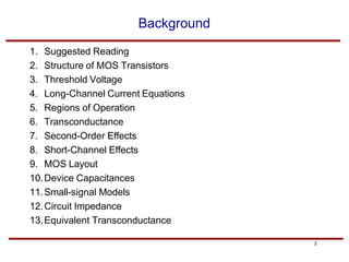 chapter 2_CMOS background.pdf analog design | PDF