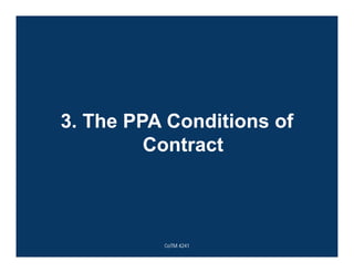 3. The PPA Conditions of
Contract
CoTM 4241
 