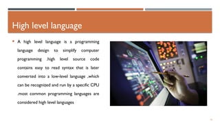 Comprehensive Introduction to Operating Systems and Computer Languages ...