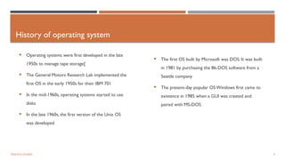 Comprehensive Introduction to Operating Systems and Computer Languages ...