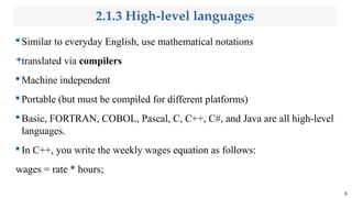 Computer Language Vs Human Language In Math Examples Chapter 2 Computer Programyytftftming.ppt