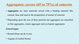 Concrete Ingredients, and concrete making process .pptx