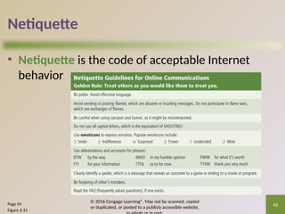 Netiquette Flowchart Chapter 2 Connecting and Communicating.pptx