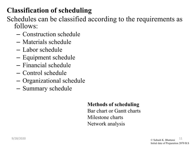 Chapter 2 construction project planning and scheduling | PPT