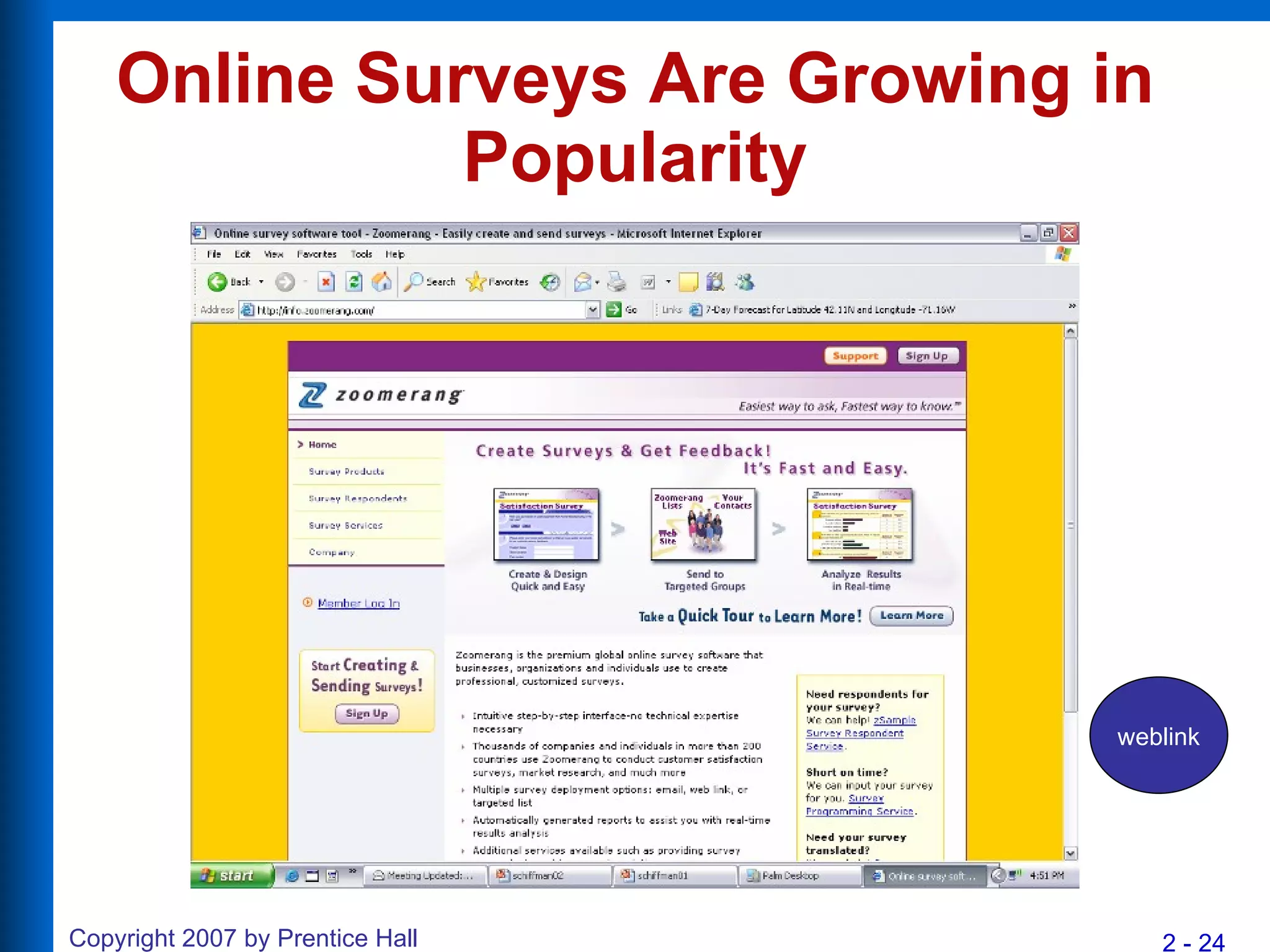 Online Surveys Are Growing in Popularity weblink 