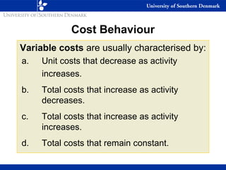 Chapter 2 cost terms, concepts and classifications 2012 students(1) | PPT