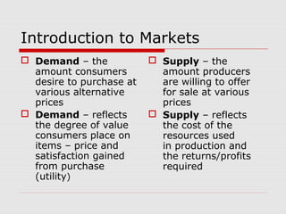 Demand Offer Chapter 2 demand & supply new | PPT