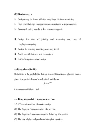 Chapter 2 design of production system | DOC