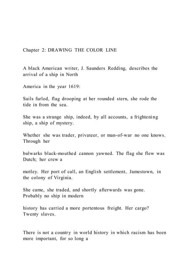 Chapter 2 DRAWING THE COLOR LINE A black American write PDF