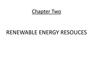 Comprehensive Overview of Renewable Energy Resources and Their Impact | PDF