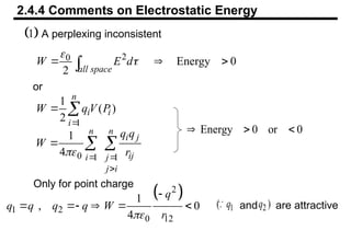 Inconsistent Energy Chapter 2 Electrostatics Electrostatics..ppt