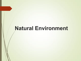 Natural Environment
 