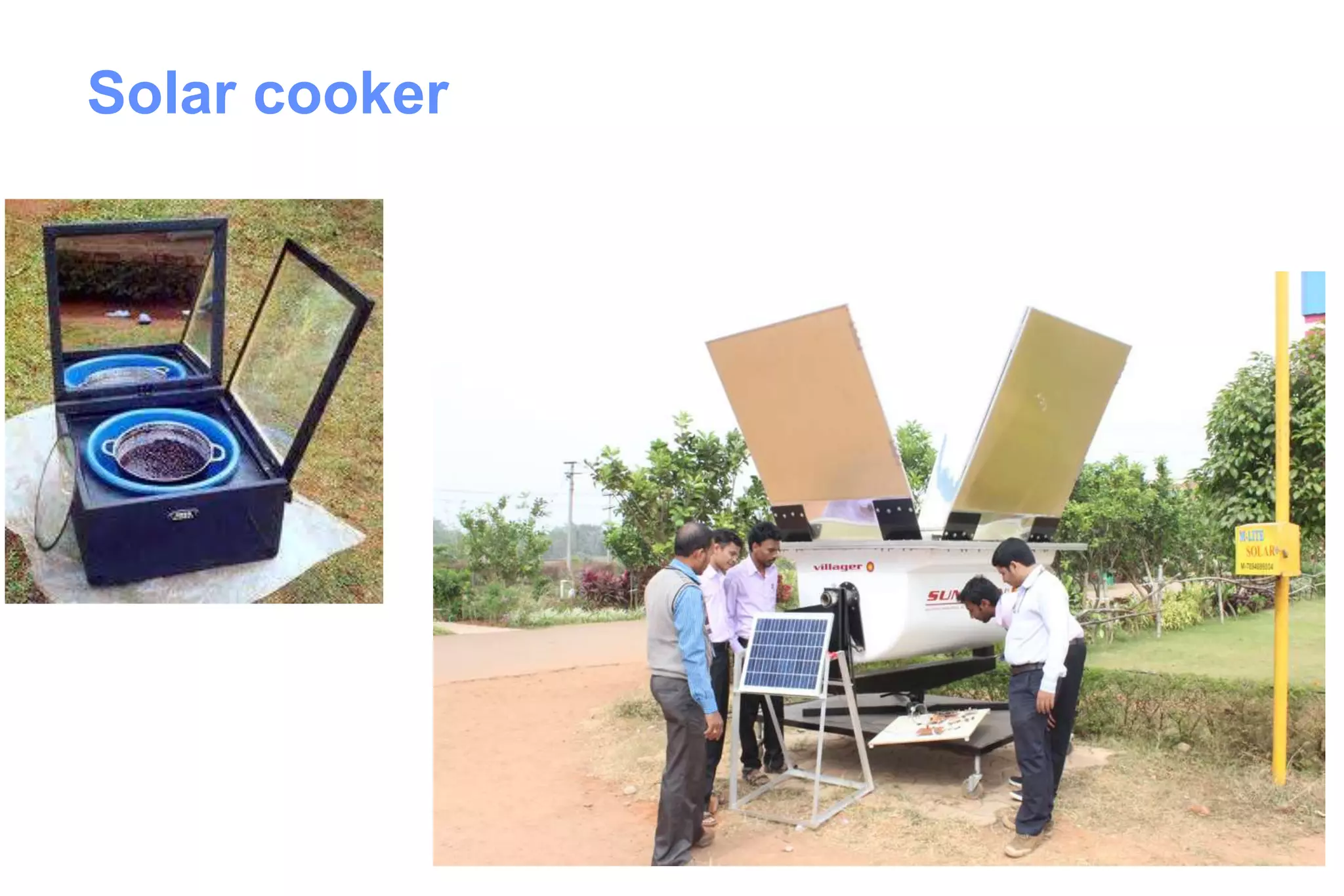 50
Solar cooker
 