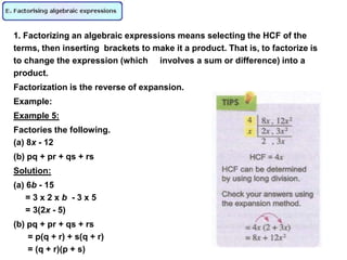Factorization Questions Fraction Chapter 2_ Factorization & Algebraic Fractions F2.pptx