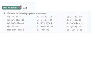 Factorization Questions Fraction Chapter 2_ Factorization & Algebraic Fractions F2.pptx