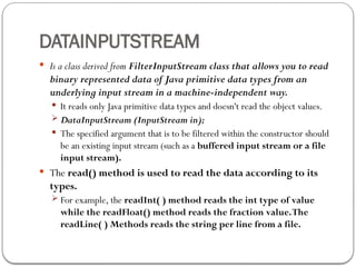 Chapter 2 File I O in Java.pptx for computer science | PPTX