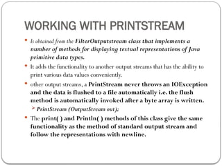 Chapter 2 File I O in Java.pptx for computer science | PPTX