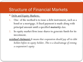 FINANCIAL INSTITUTIONS AND MARKET CHAPTER 2 SLIDES | PPTX