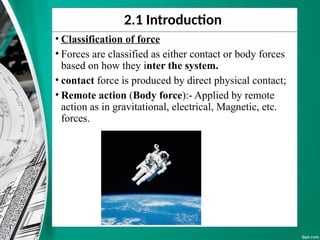 Introduction About Force Chapter 2 Force System NEW 2Dimensional force system.pptx