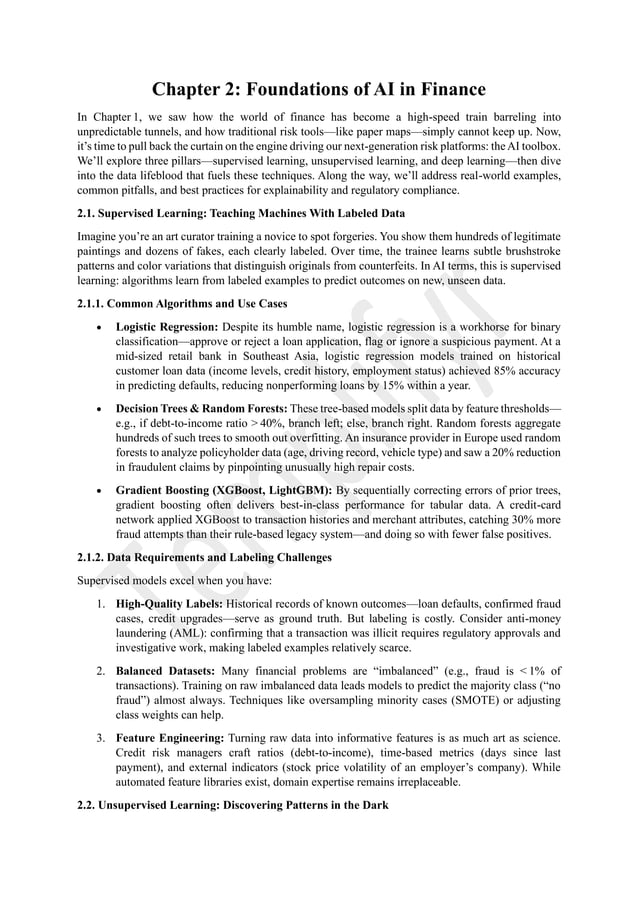 Chapter 2 Foundations Of AI in - Chapter 2 Foundations Of AI In Finance Pdf 1 638 