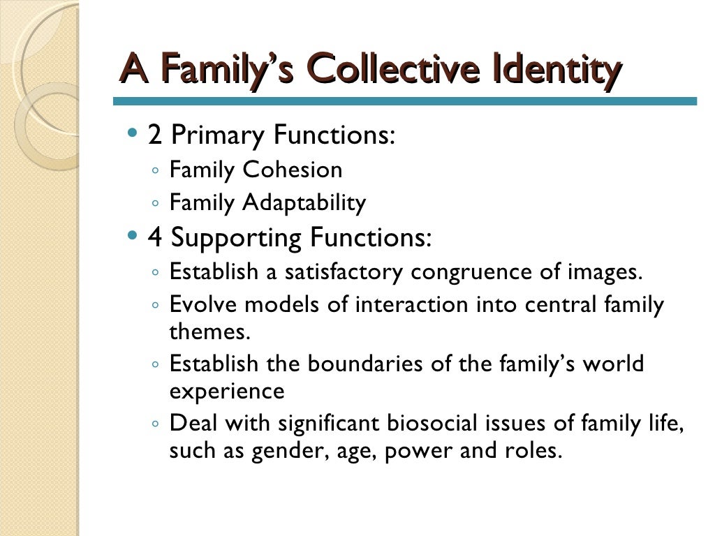 Chapter 2 Family Meanings & Messages