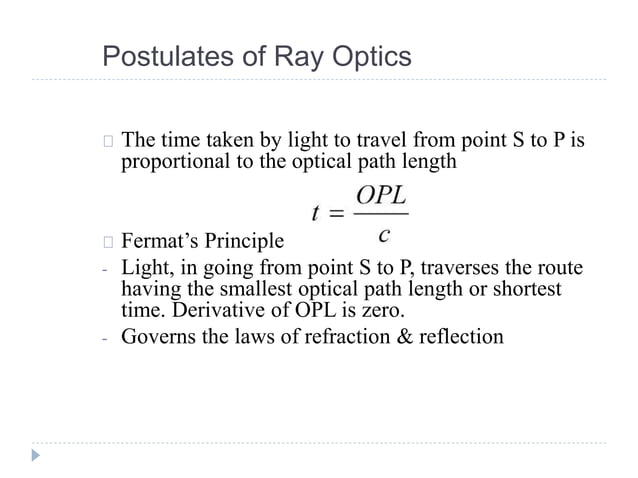 Chapter 2 geometrical_optics_a | PPTX | Physics | Science