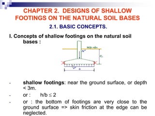 Comprehensive Design Principles for Shallow Footings on Natural Soil ...