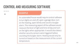 CONTROL AND MEASURING SOFTWARE
●
136
 