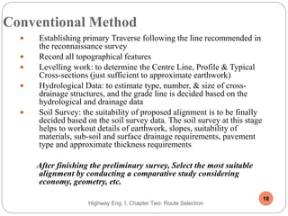 Chapter 2 highway route surveys and locationaa | PPT