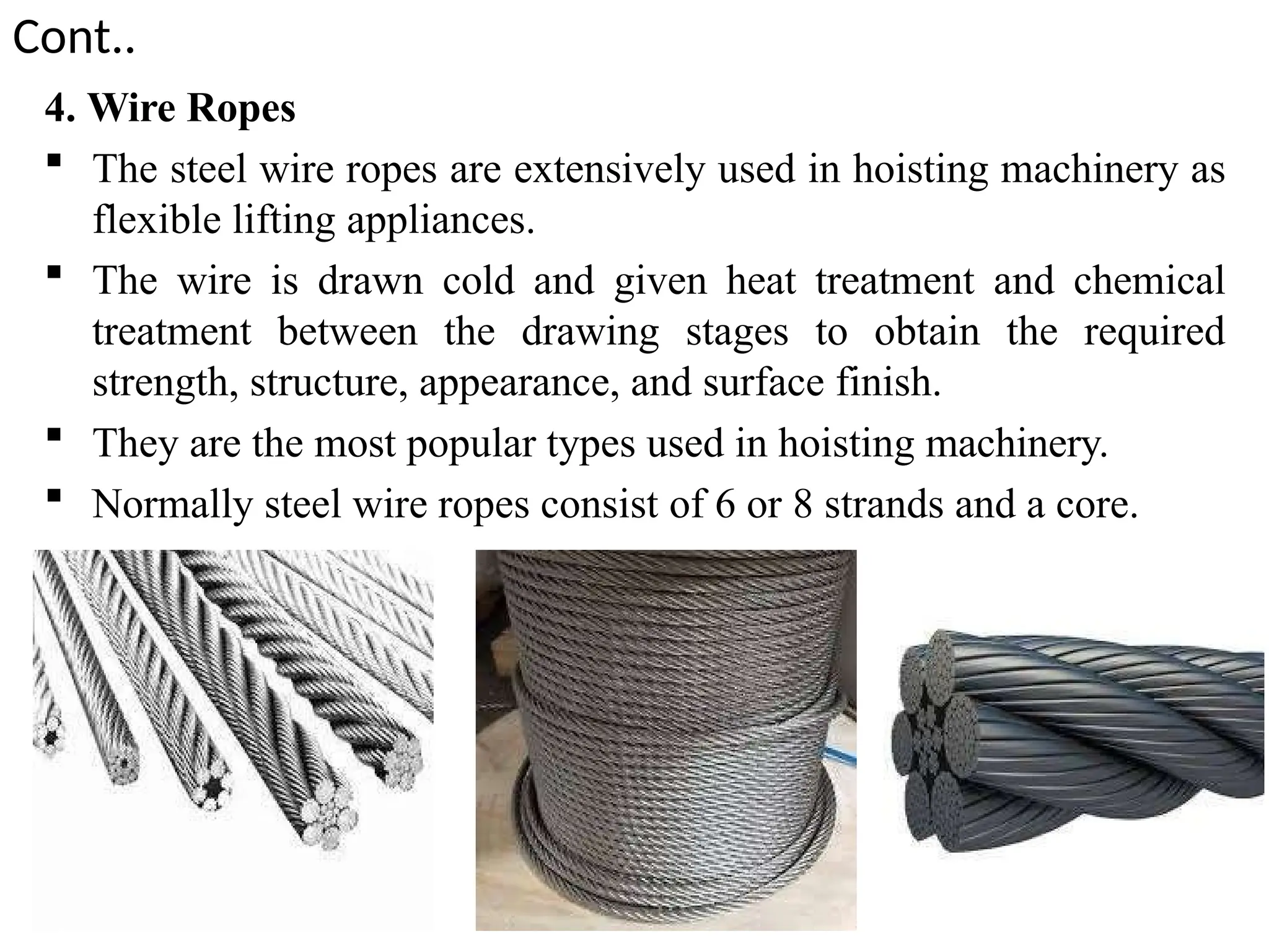 Design of Materials Handling Equipment, Hoisting Equipment Lecture Note ...