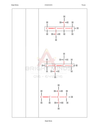 H
│
H H─C─H H
│ │ │
C ═══ C ─── C ─── C ─ H
│ │ │ │
H H─C─H H H
│
H
H
│
H H─C─H H
│ │ │
H─ C ─── C ═══ C ─── C ─ H
│ │ │
H H─C─H H
│
H
H
│
H H─C─H H
│ │ │
C ═══ C ─── C ─── C ─ H
│ │ │ │
H H H─C─H H
│
H
Bright Minds 016-6412016 Thuran
Bright Minds
 